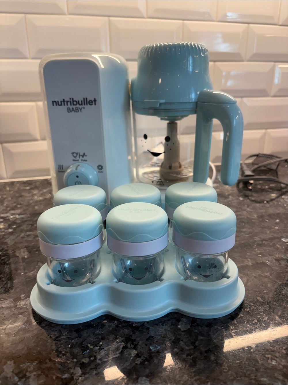 Nutribullet Baby Blue Baby Food Maker & Storage Set